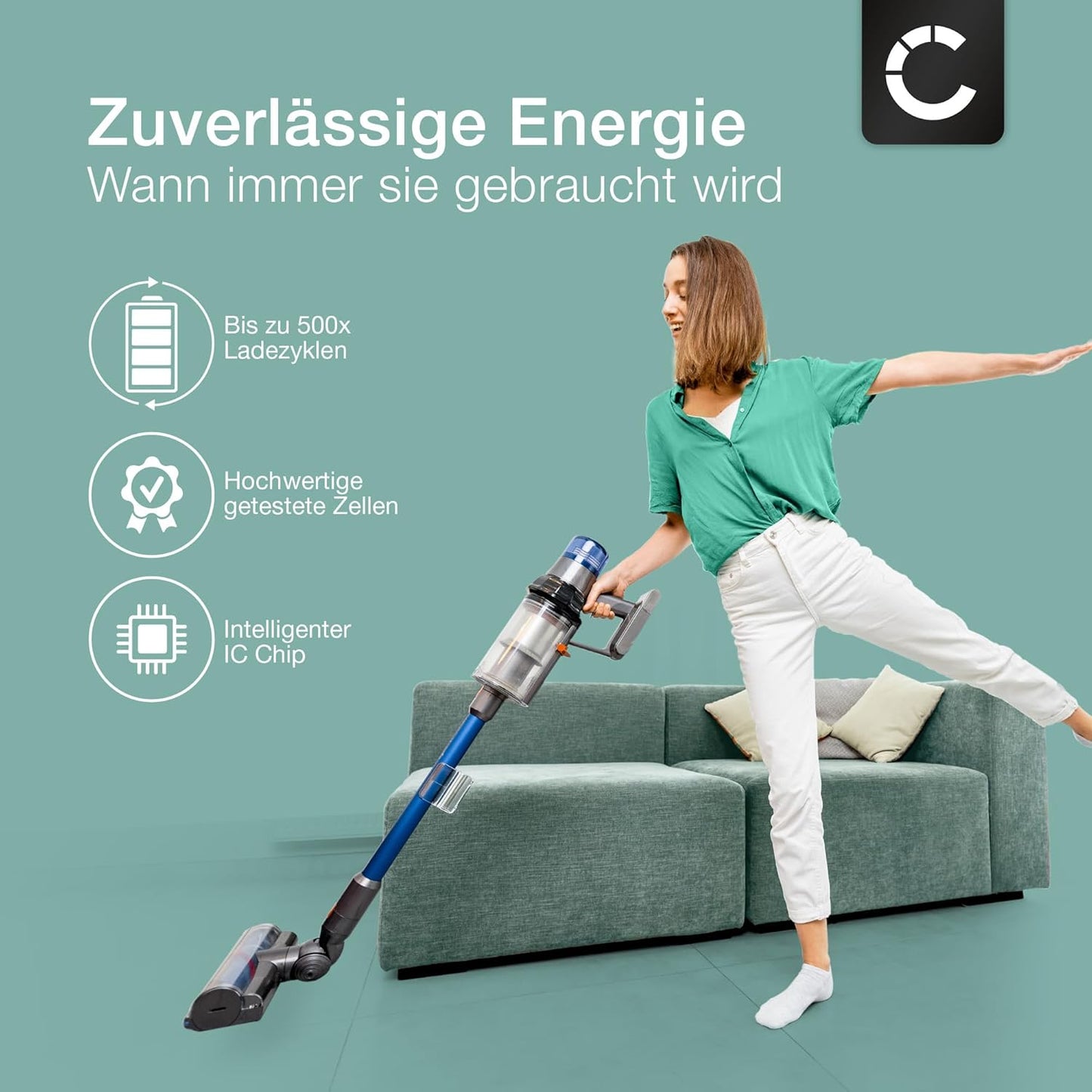 Ersatzakku für V10 Staubsauger, V10 - 3000mAh