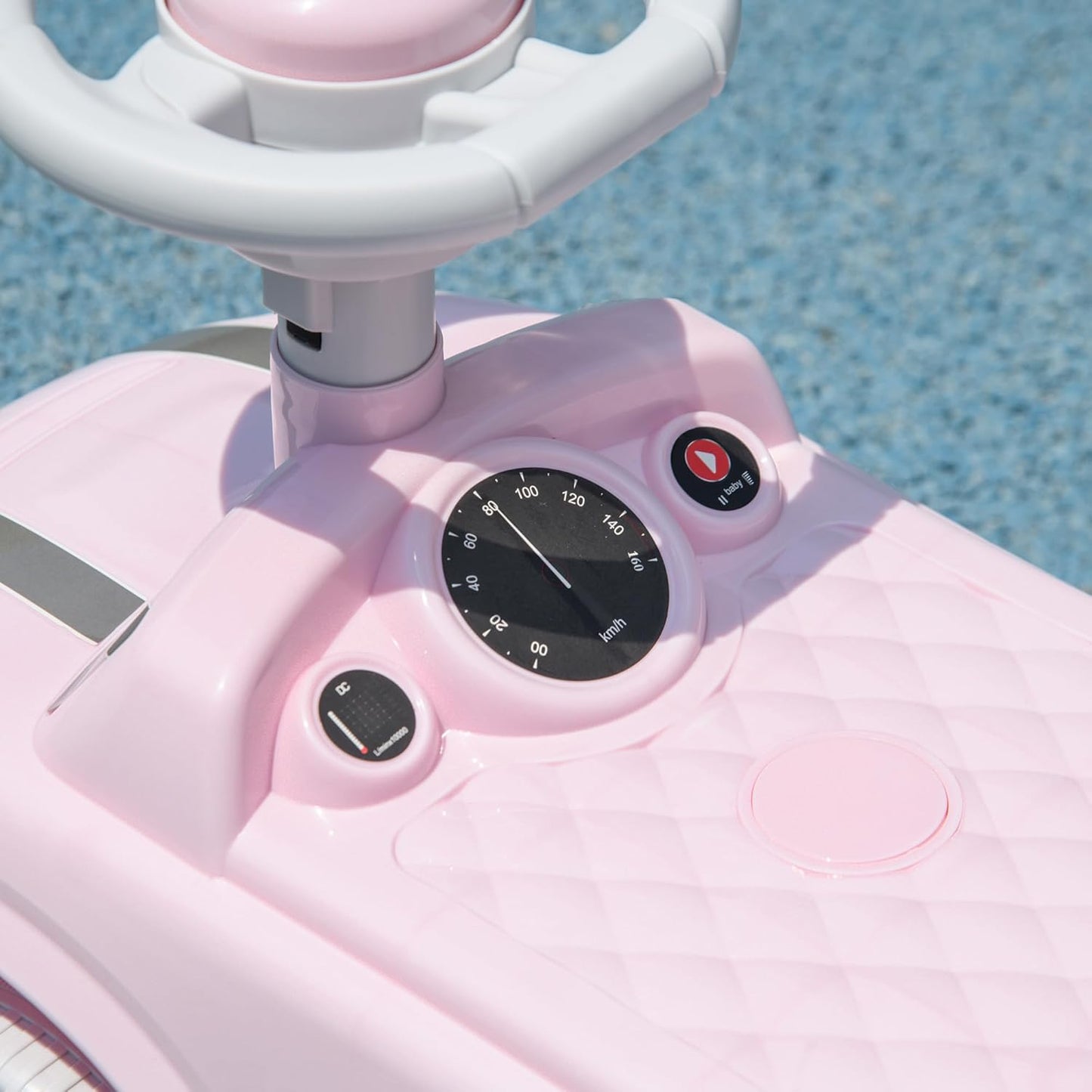 Rutschauto Kunststoff Rosa, Rosa