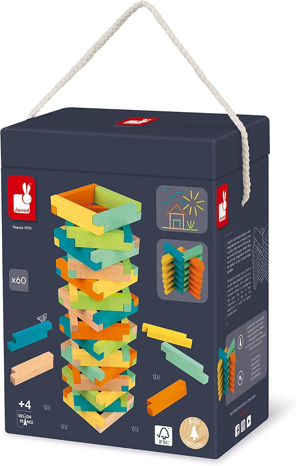 Konstruktionsset, 60 Teile
