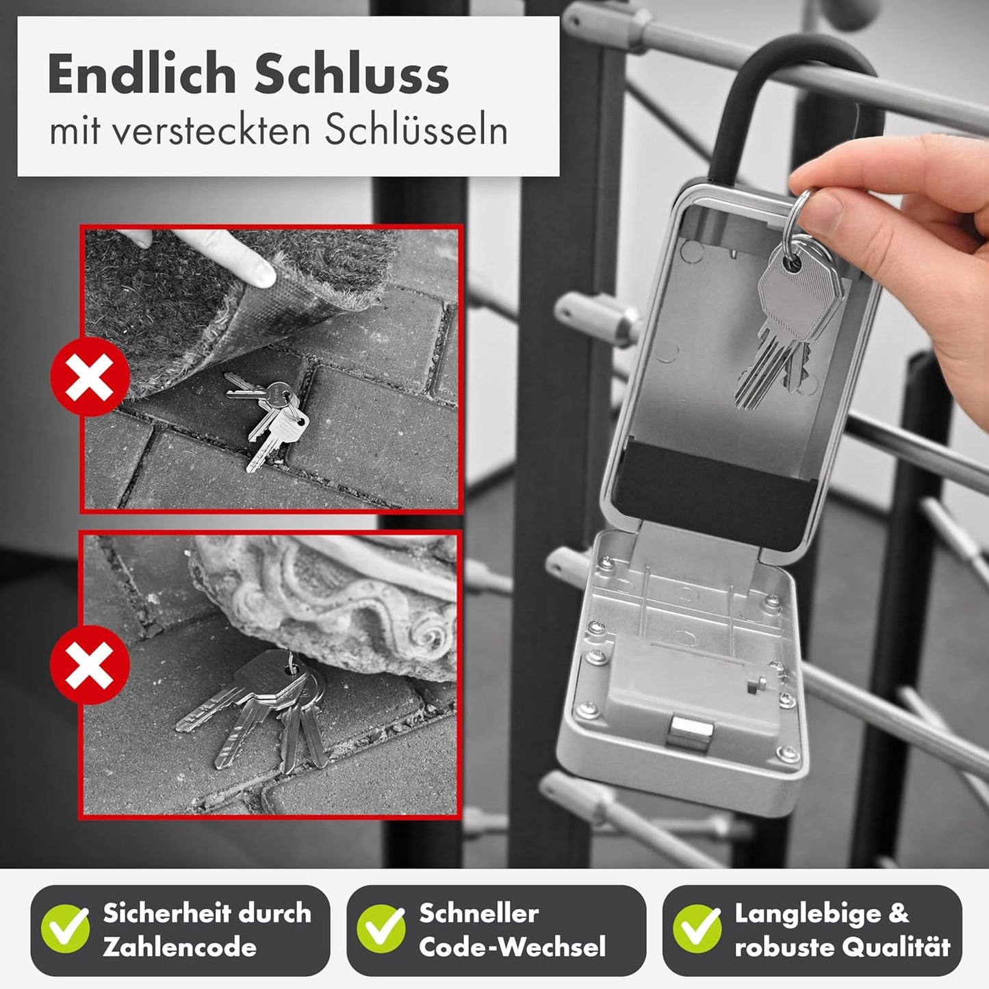 Schlüsselbox mit Zahlencode