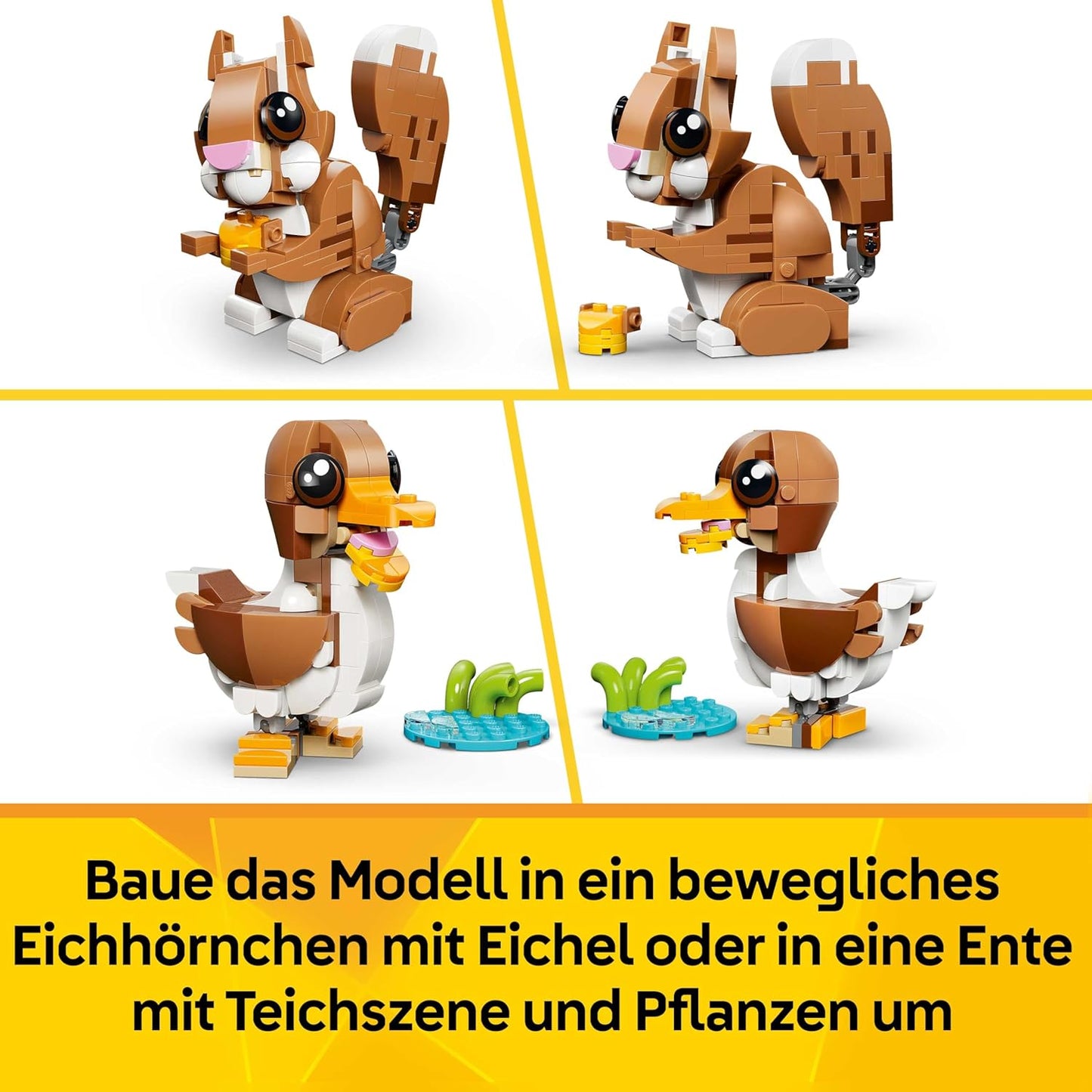3-in-1 Verspielter Welpe, Cute Animals: Playful Puppy Dog 31382