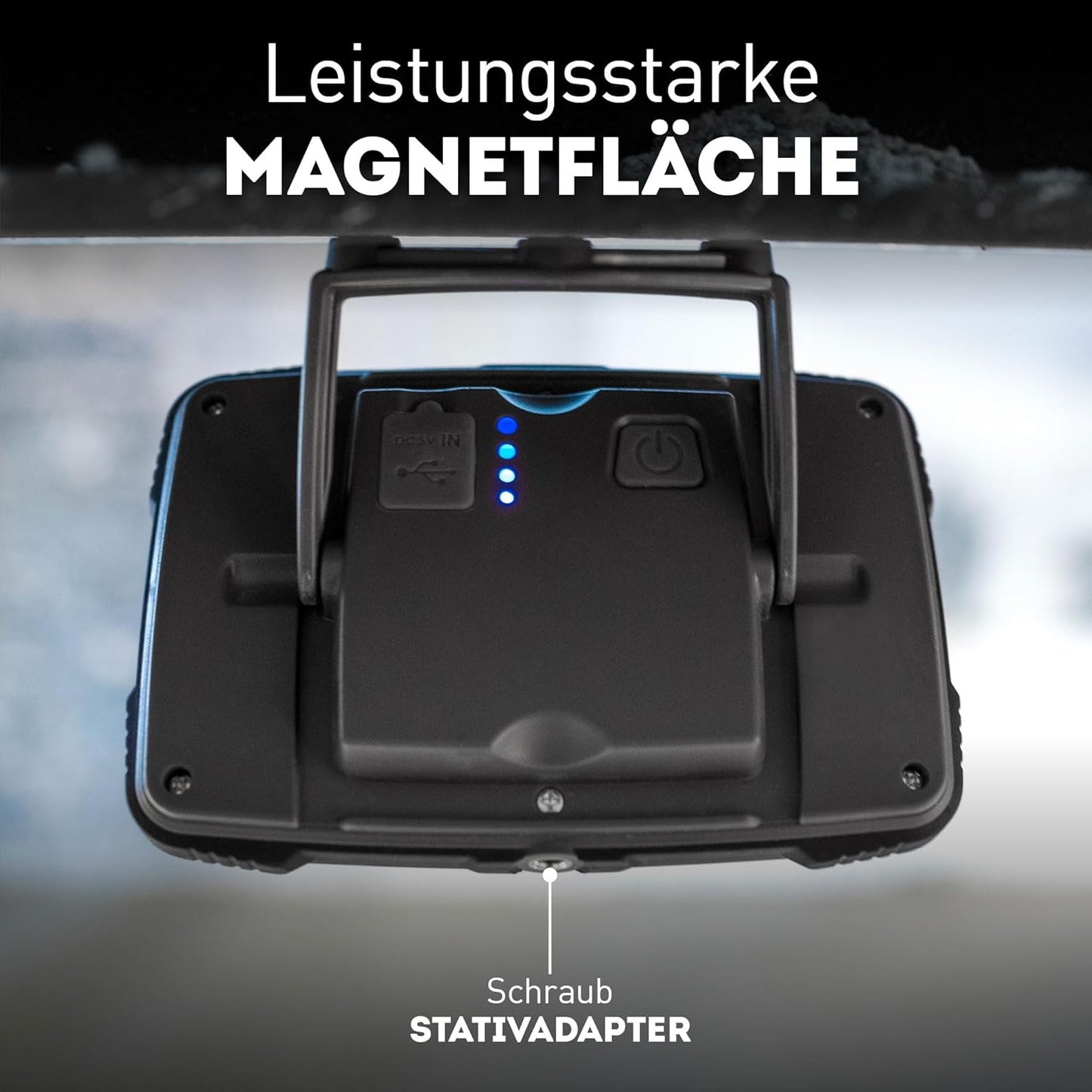 Akku-Baustrahler, 1350 Lumen 2 stück