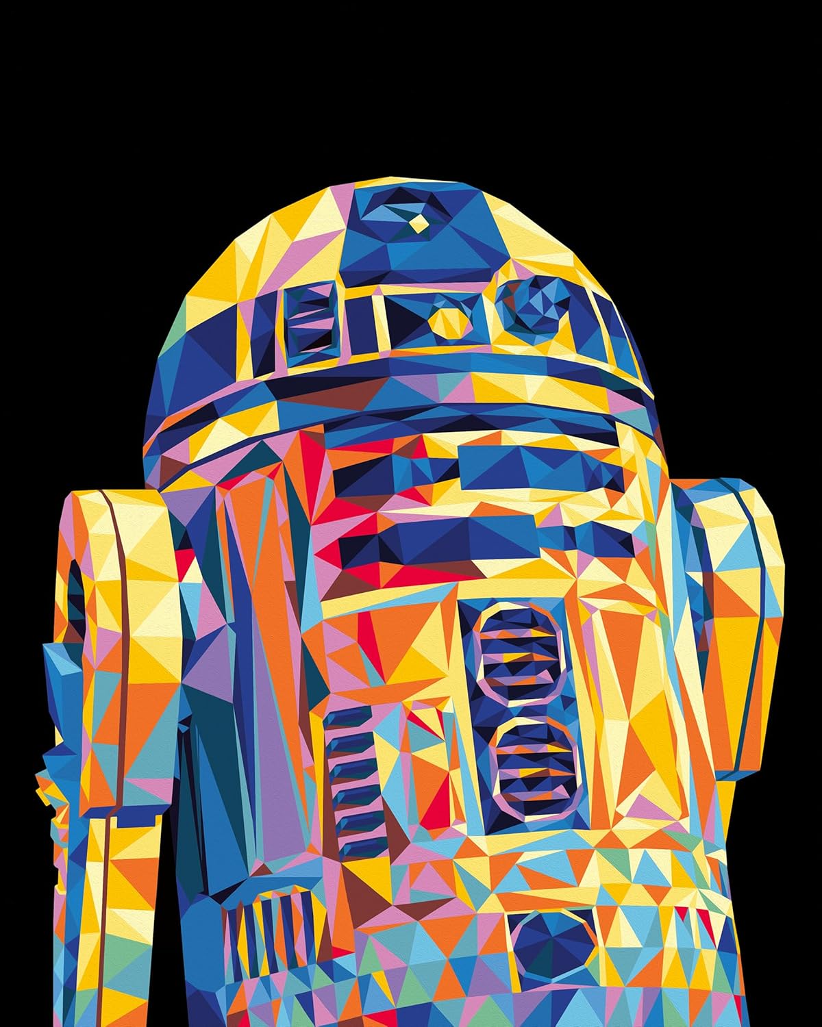 CreArt - Malen nach Zahlen Star Wars - R2-D2