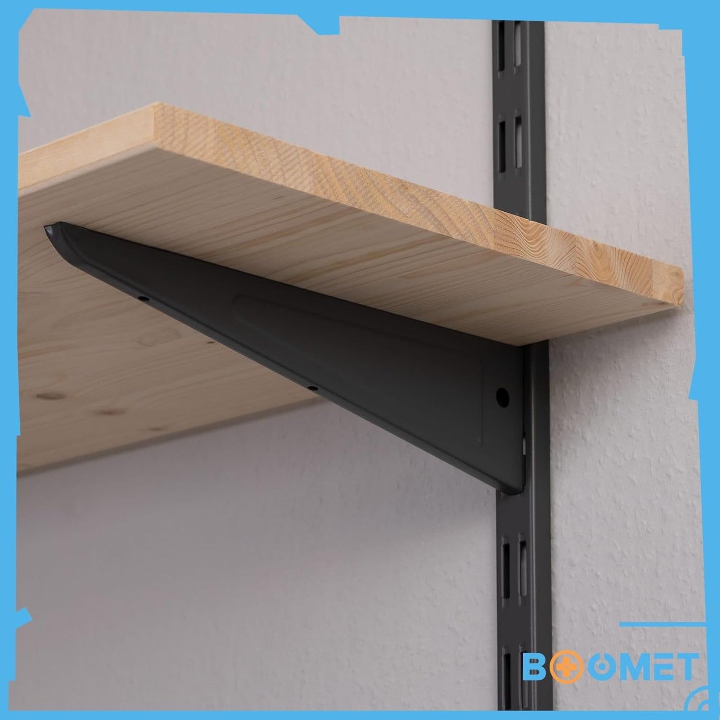 2er-Set Regalböden, 80x25 cm, 2 Stück 80 cm x 25 cm