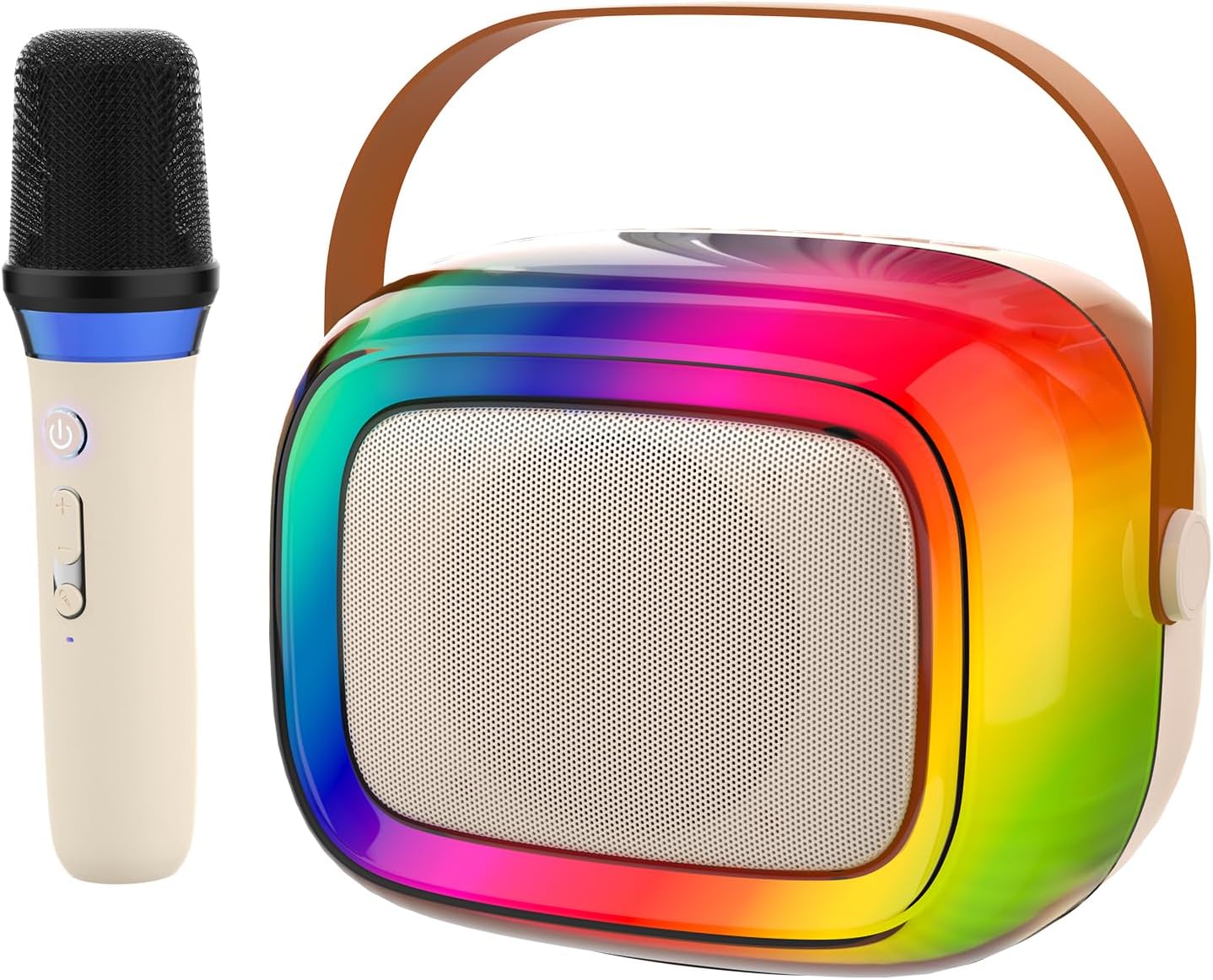 Karaoke-Maschine mit kabellosem Mikrofon für Kinder, mit 1 Kabellose Mikrofon