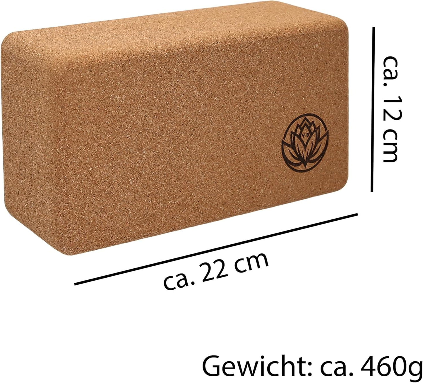 Yoga Block Set, braun 4 Stück