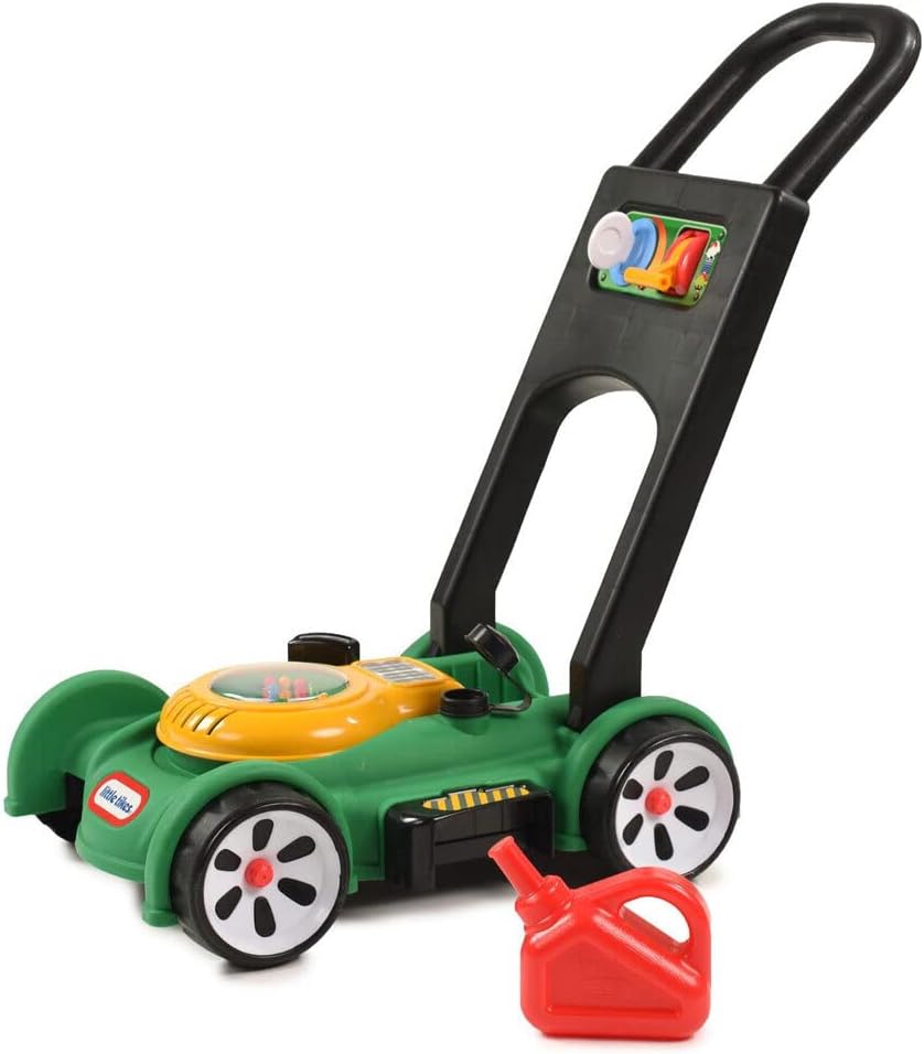 Gas n' Go Spielrasenmäher mit Geräuschen und Benzinkanister