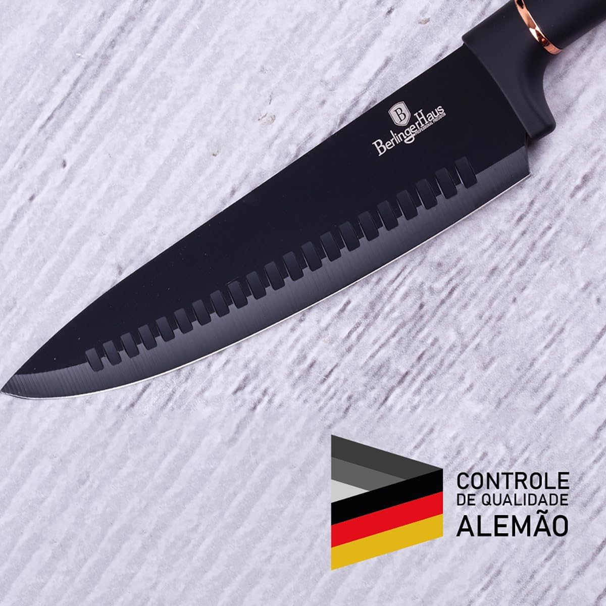 KNIFE SET WITH STAND BERLINGER HAUS BH-2422