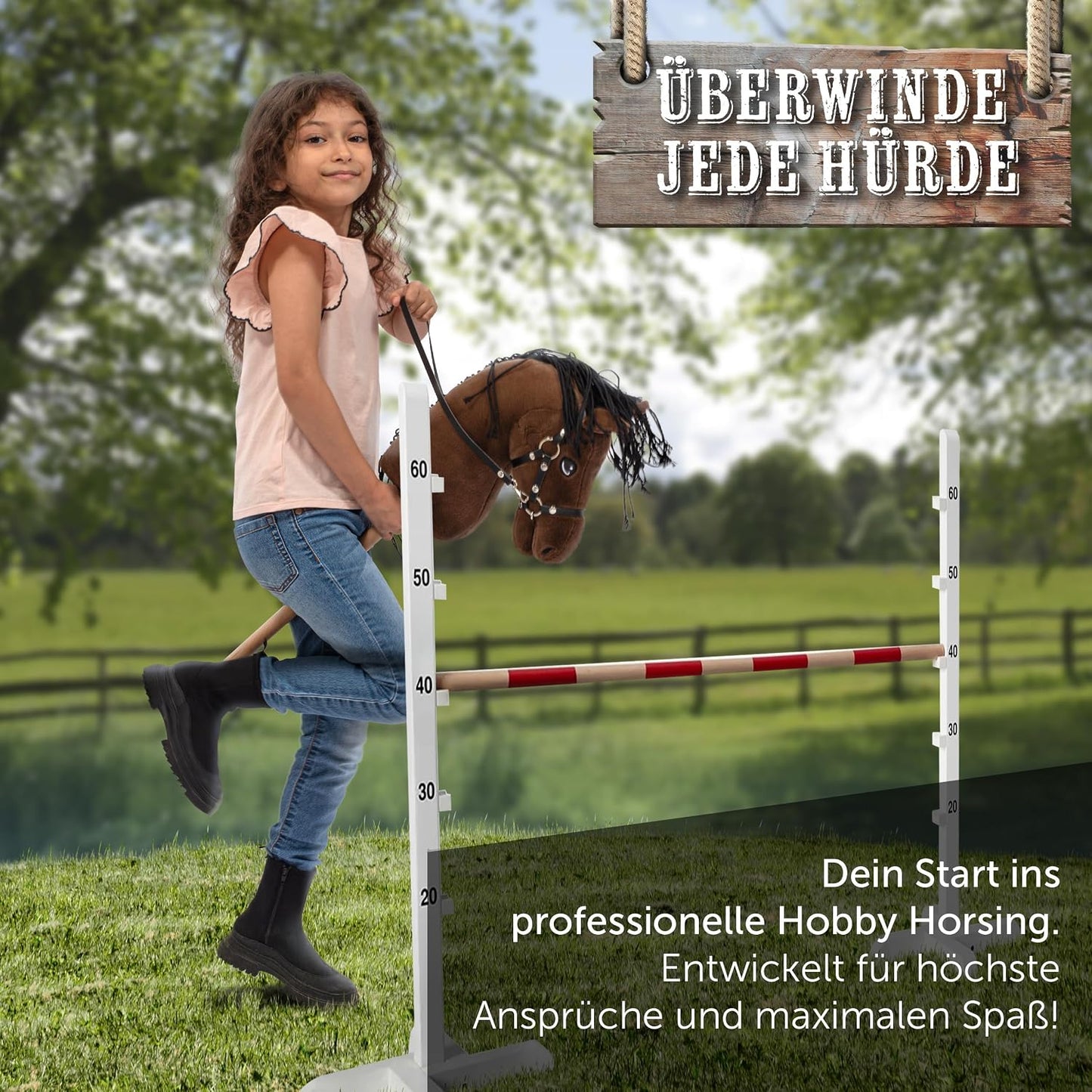Hobby Horse Blaze mit Halfter & Trense, Blaze Medium