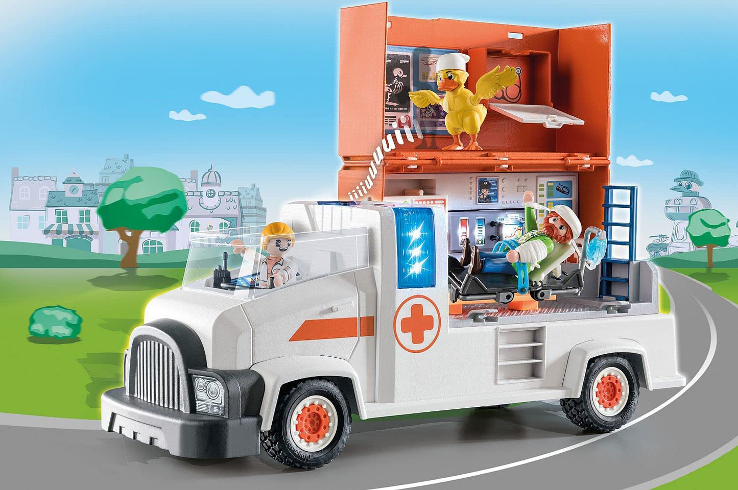 70913 DUCK ON CALL Notarzt Truck, Konstruktionsspielzeug