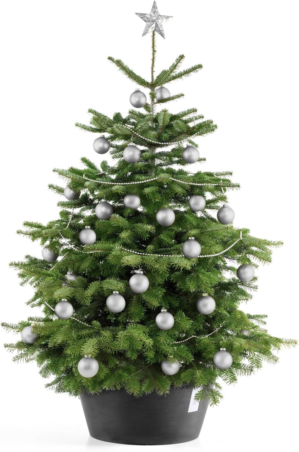 Christbaumständer mit Wasserspeicher, ø 50 cm Dunkelgrau