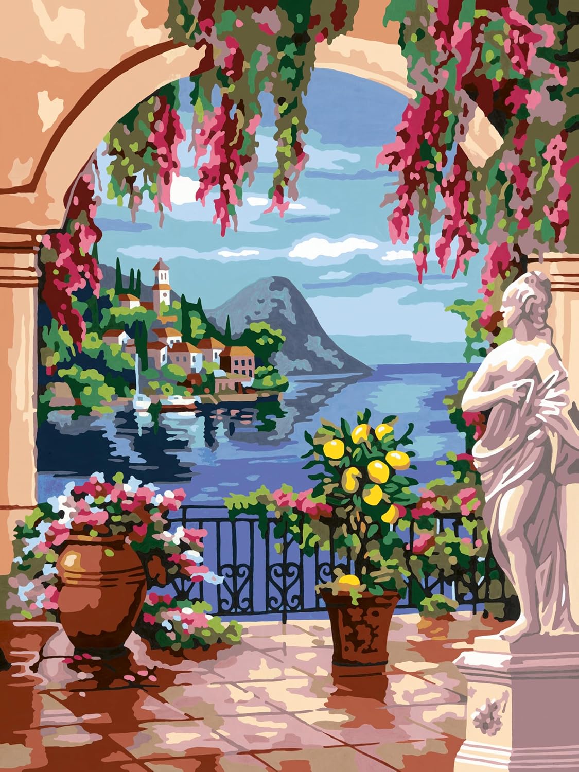 CreArt - Malen nach Zahlen 25963 - Lago Maggiore - ab 14 Jahren