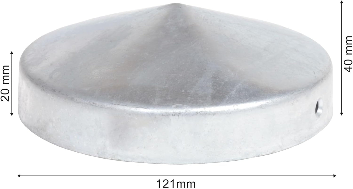 Pfostenkappen 15er-Set, Ø 121 mm, 15 121 mm