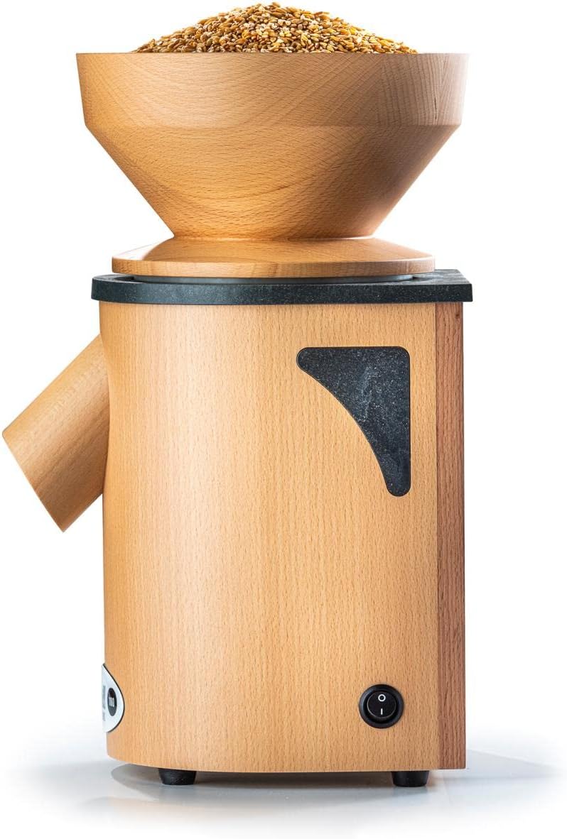 LINO100 Getreidemühle, Standard Weiß Oder Silber