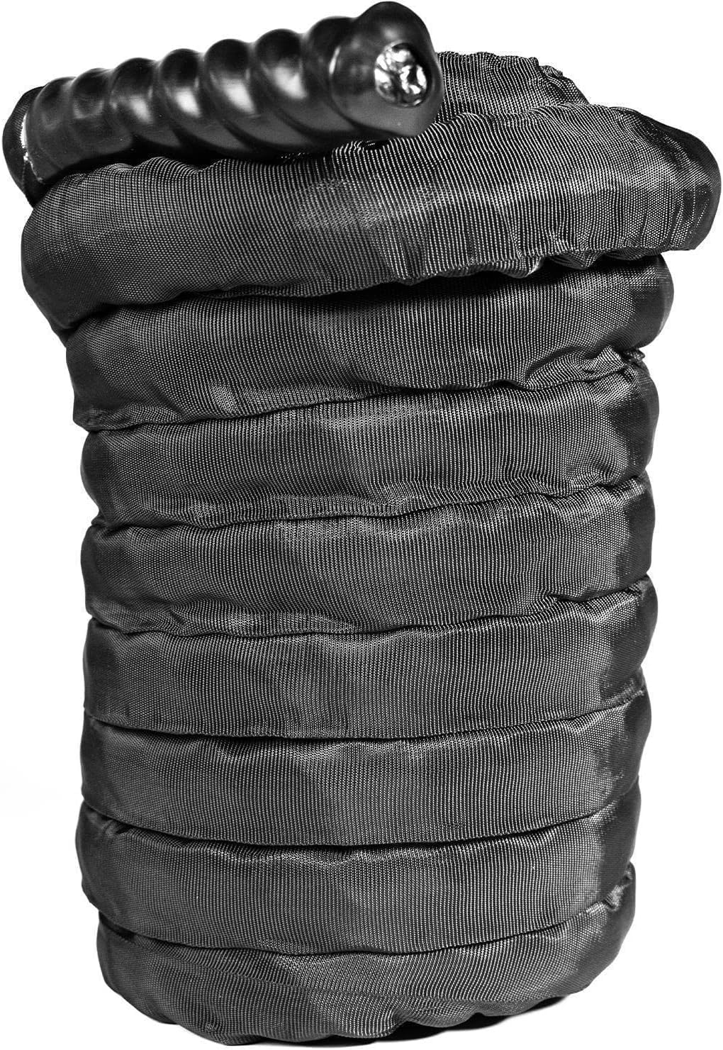 Battle Rope Trainingsseil, 9m x 38mm, 9m x 38mm, schwarz