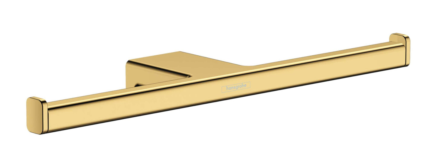 Doppelpapierrollenhalter AddStoris ohne Deckel, 2 Rollen ohne Deckel Polished Gold Optik