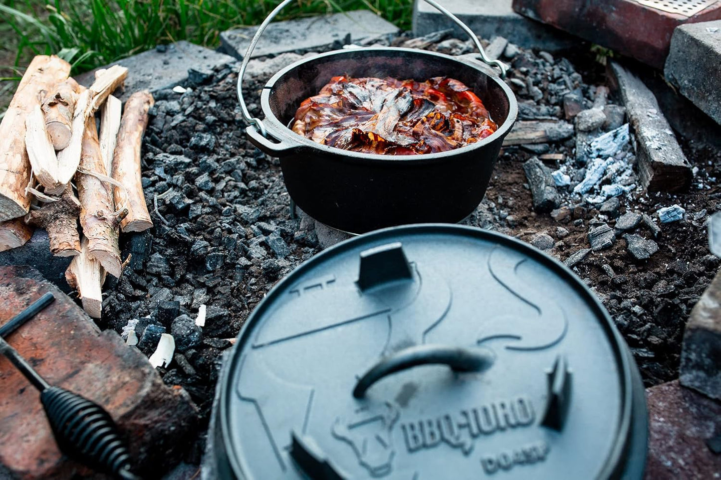 Dutch Oven Topf, Topf mit Füsse 9,0 Liter (DO9P)
