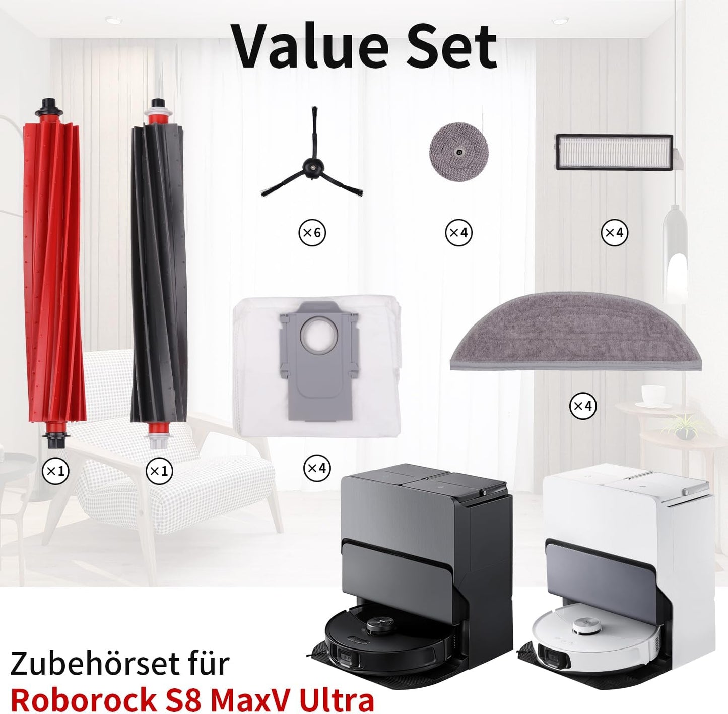 Ersatzteile für Roborock S8 MaxV Ultra