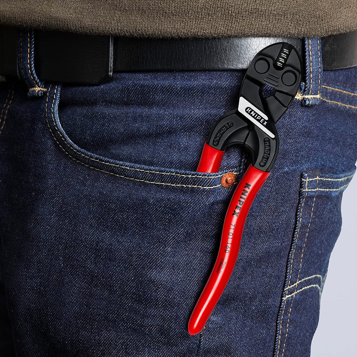 Kompakt-Bolzenschneider CoBolt S 71 01 160, Schneid-Zange, gerader Kopf 160 mm Schwarz