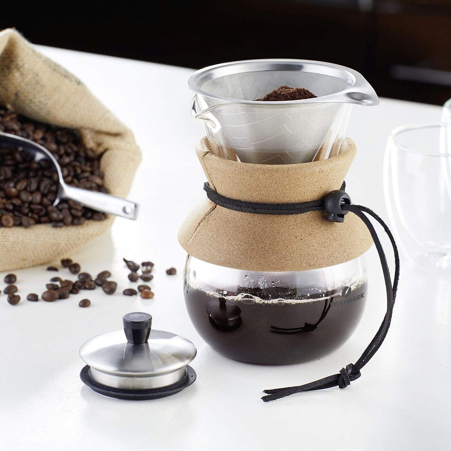 Kaffeebereiter Brasilia mit Permanentfilter, Kaffeebereiter