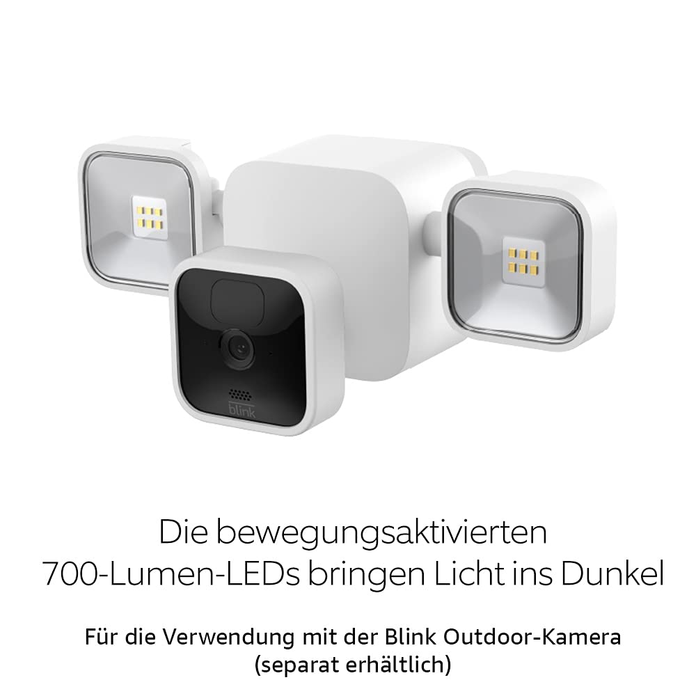 Flutlicht-Halterung für Outdoor-Kamera, Weiss Nur Flutlicht-Halterung
