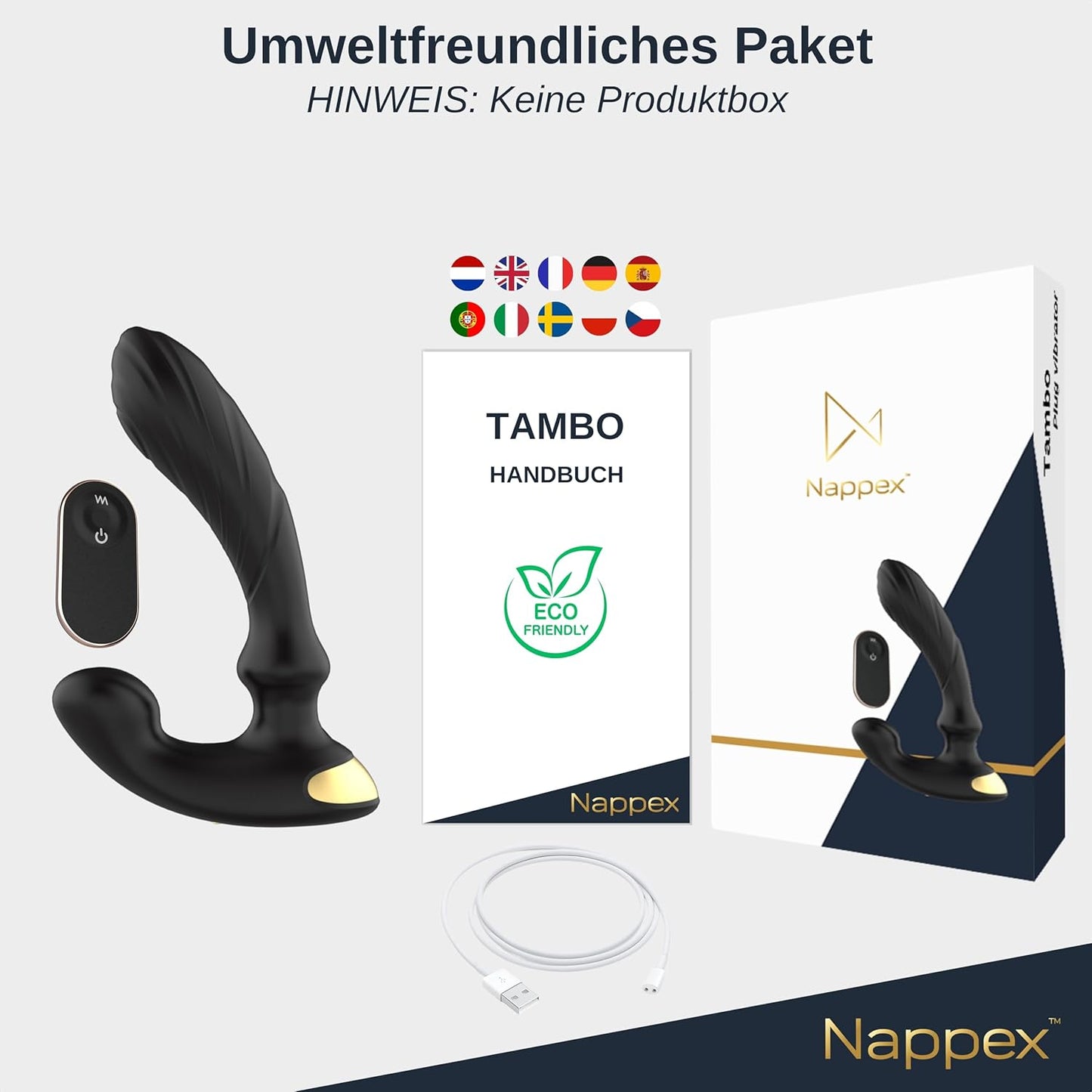 Prostata- und Perineum-Vibrator Tambo