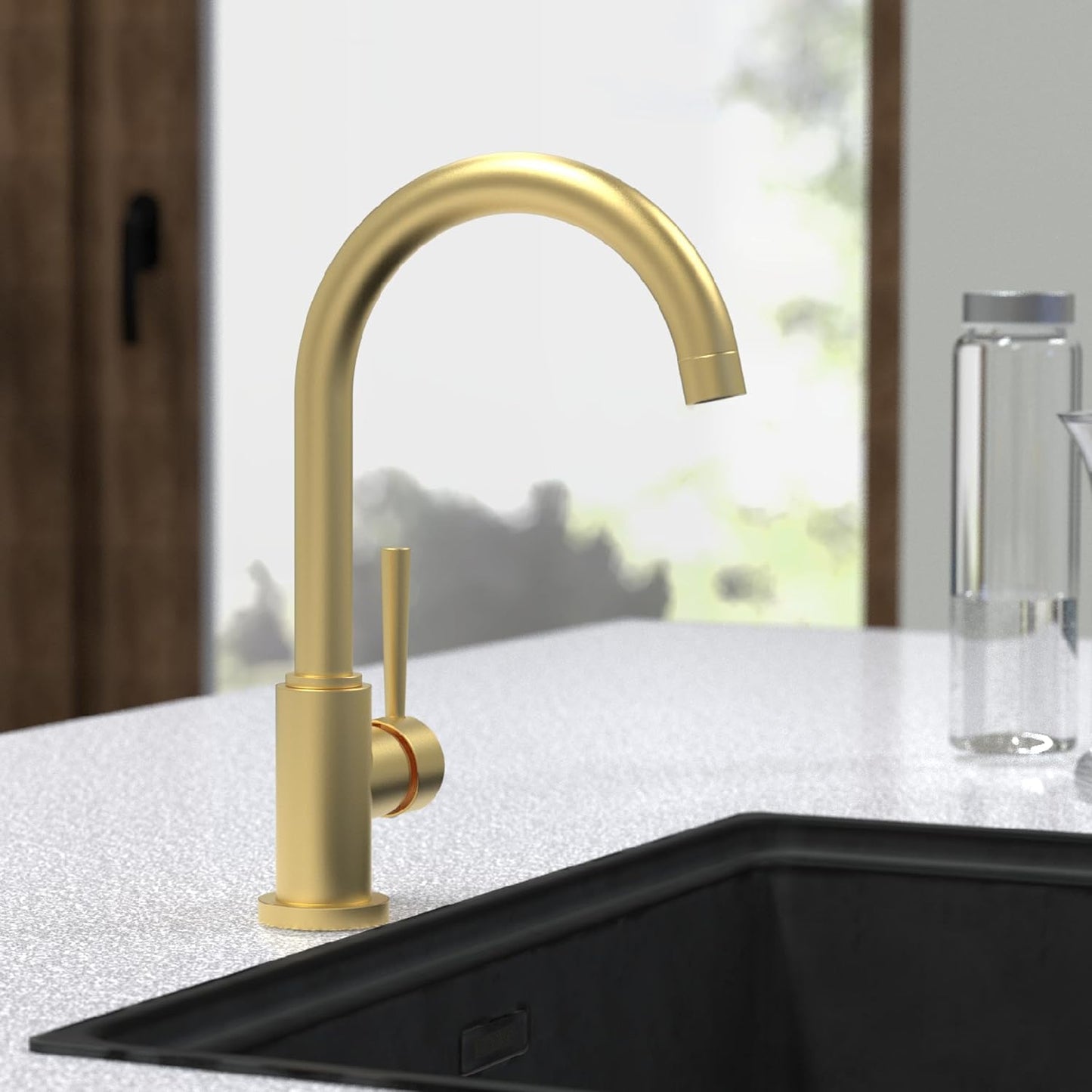 79167 Cornwall Küchenarmatur, Gold Hochdruck