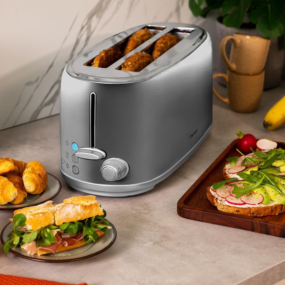 03207 Toaster, Retro - 4 Scheiben Inox
