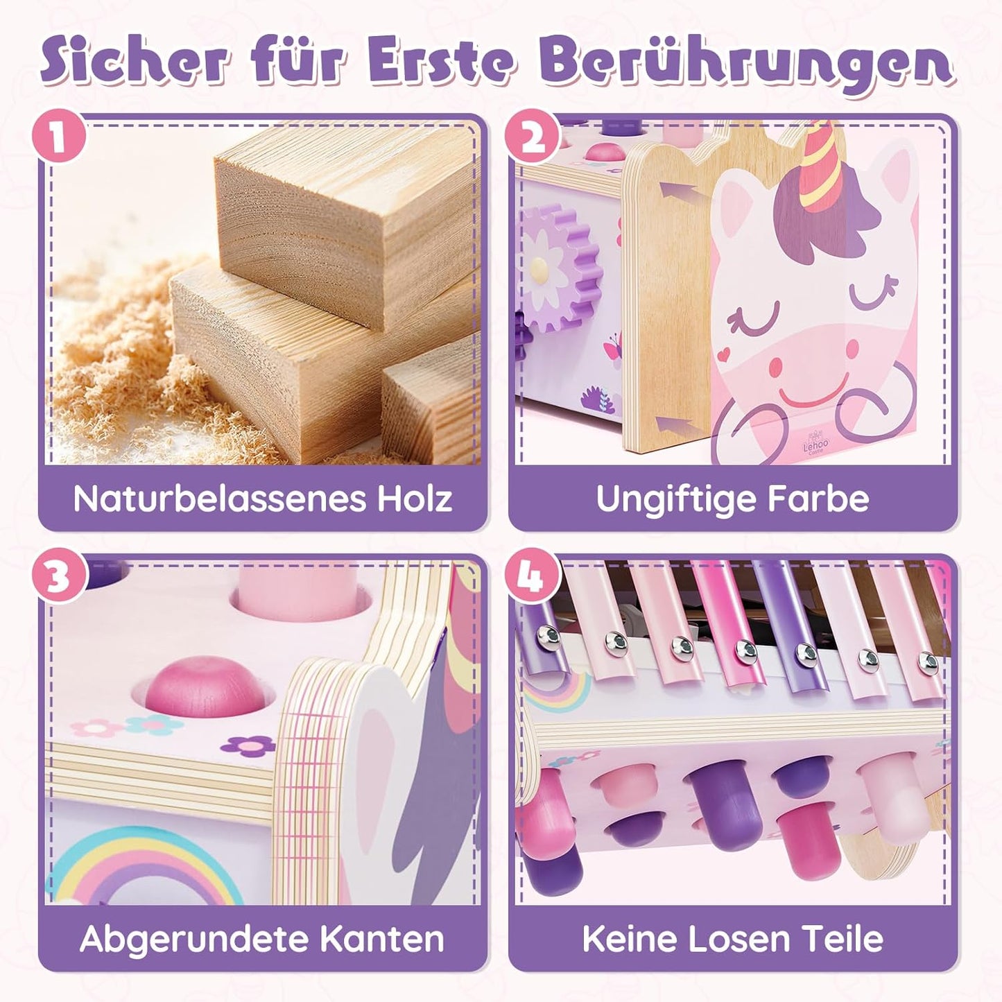 Klopf- & Hämmerspielzeug mit Xylophon & Zahnrädern