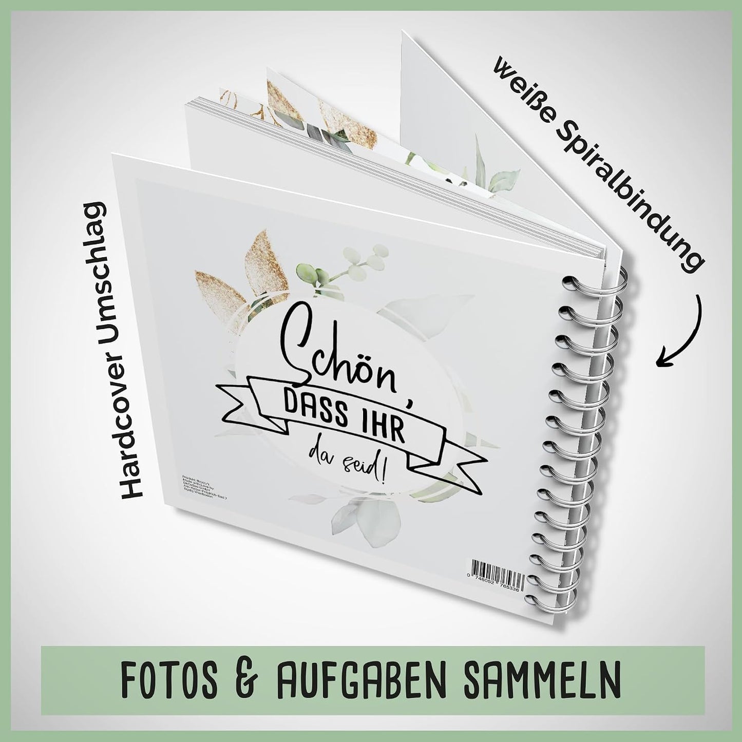 Hochzeit-Fotobuch mit 50 Fotoaufgaben, Hochzeit