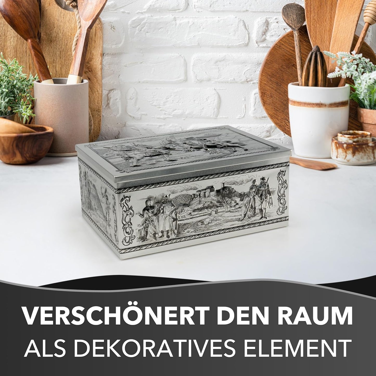 Keksdose mit Ritter Motiven, Rittertruhe