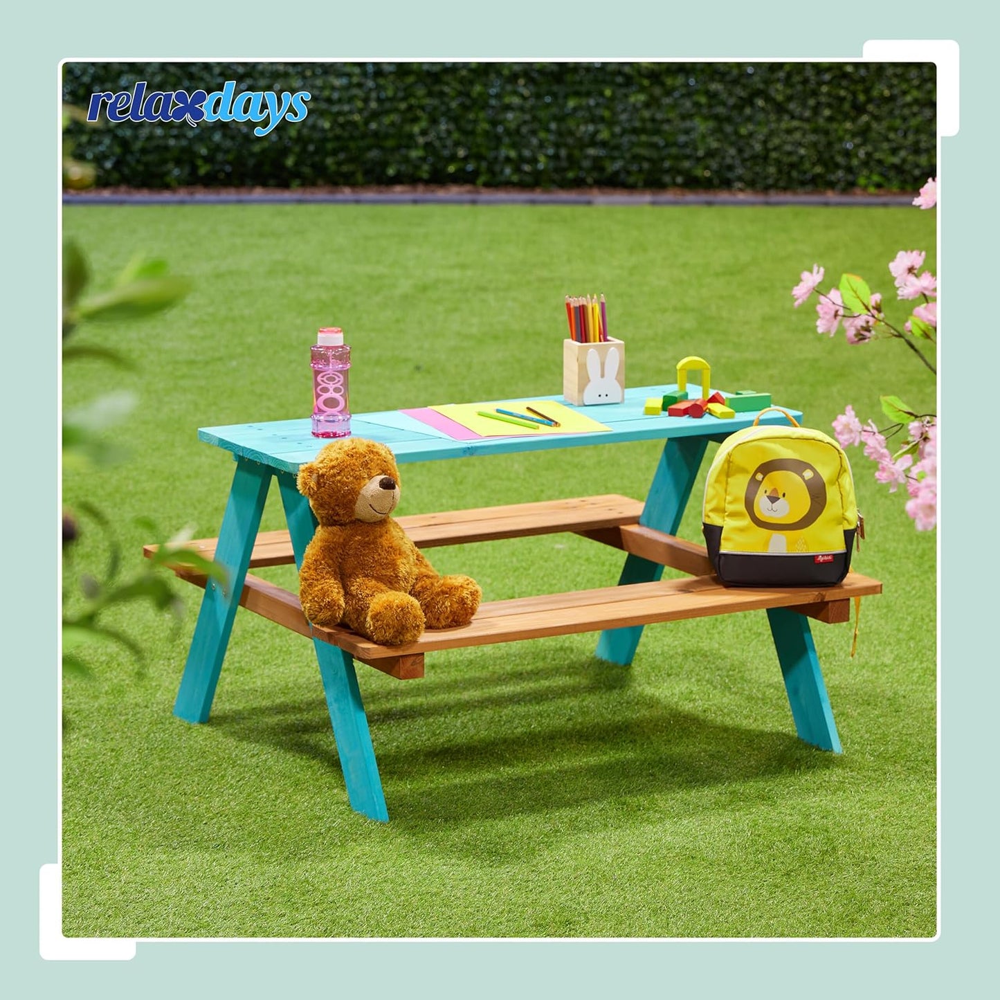 Kindersitzgruppe, Blau