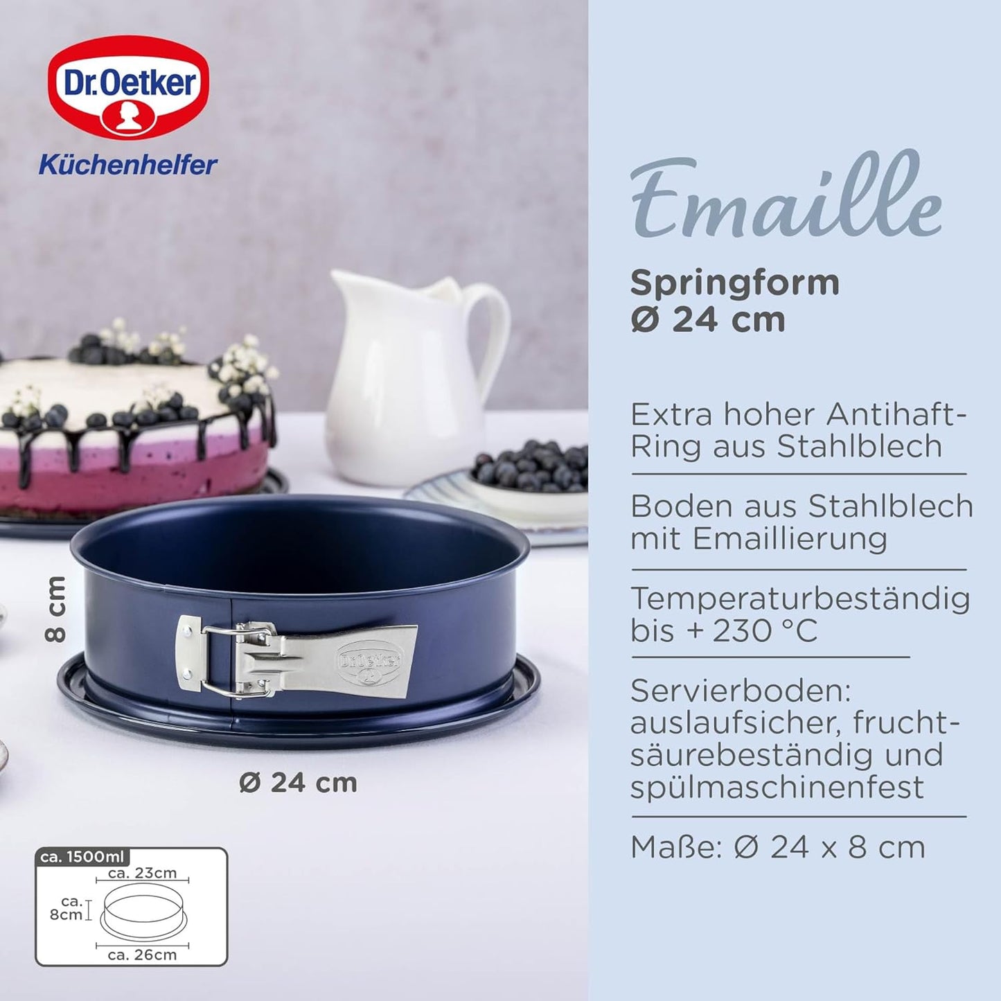 Springform 24 cm, Ø 24 cm Springform