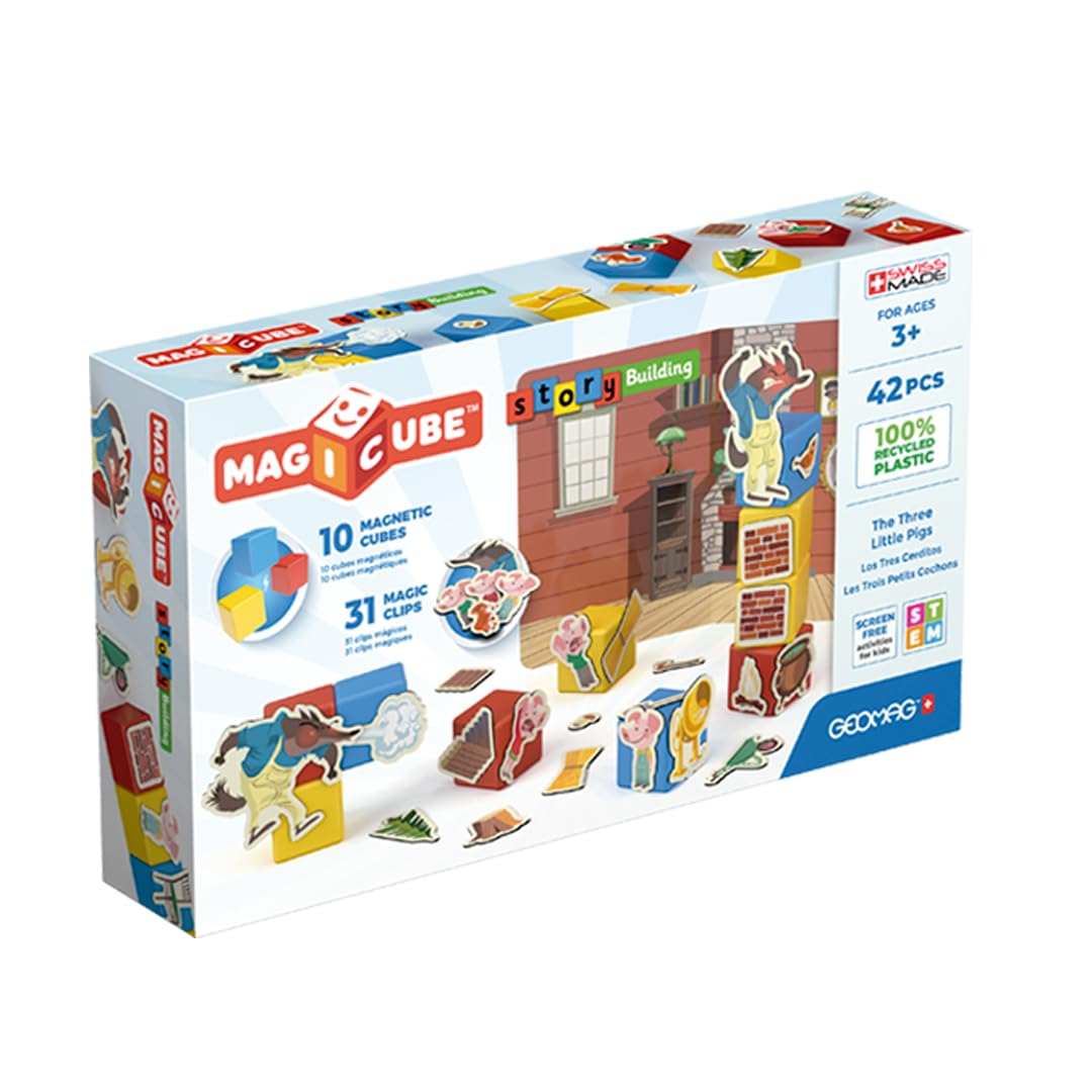 Magicube Story Building: Drei kleine Schweinchen