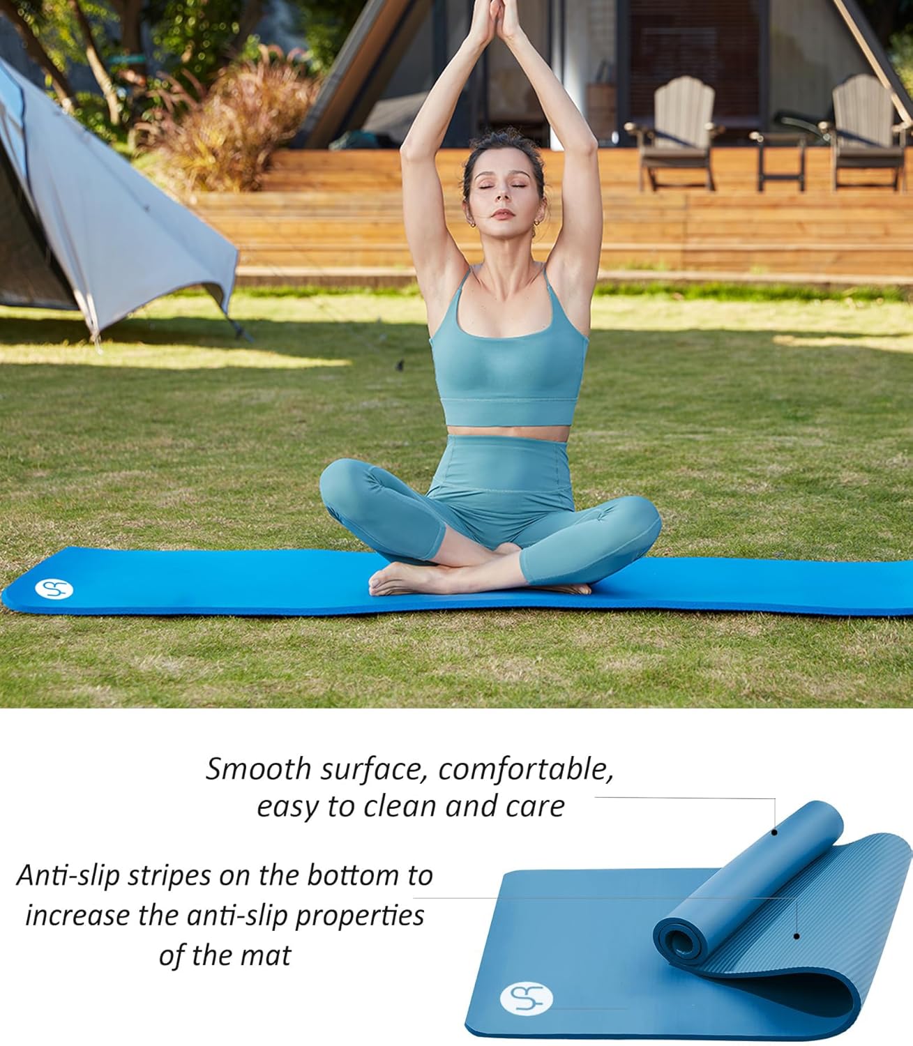 Yogamatte, A Blau(195*61*2cm)