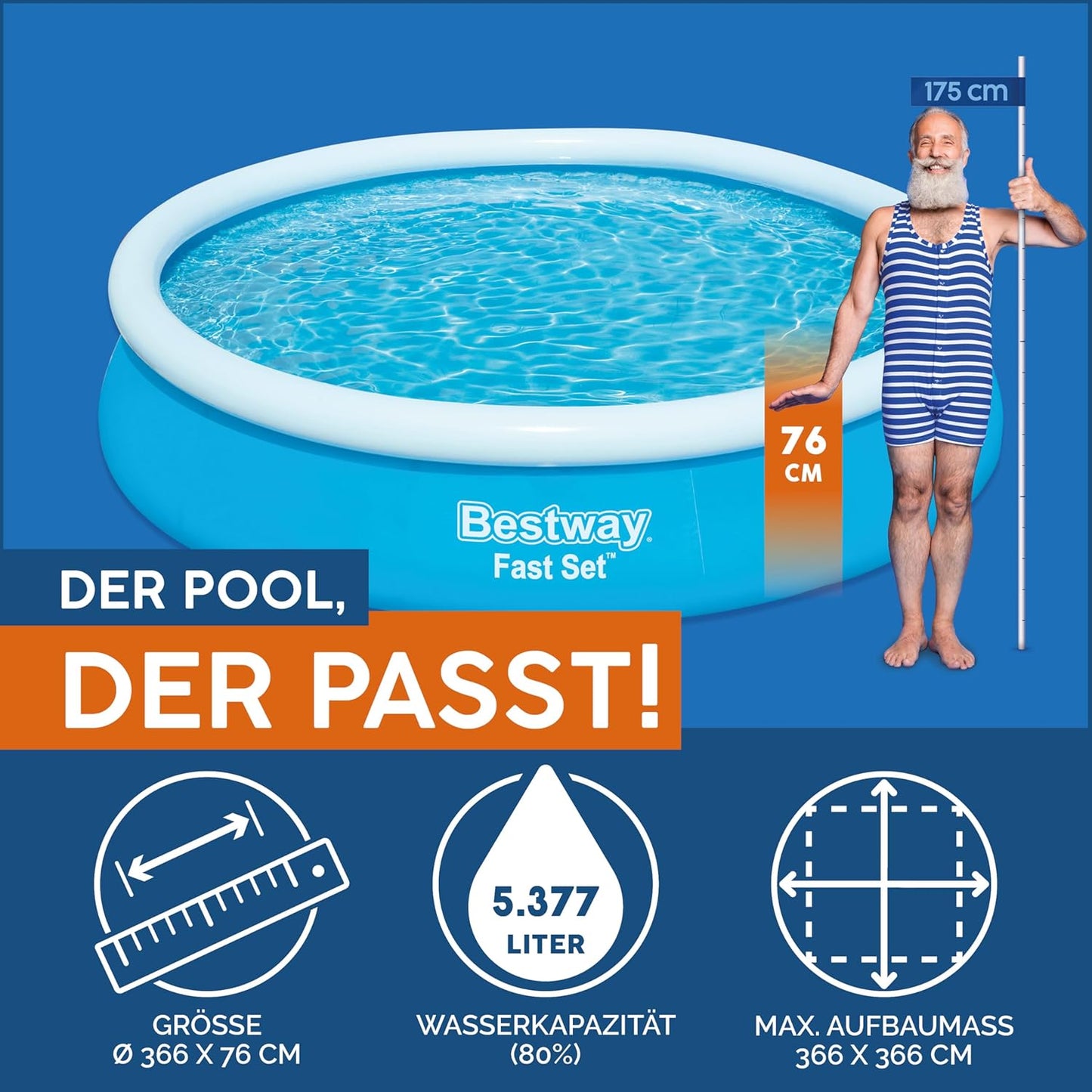 Fast Set Aufstellpool, Einzeln