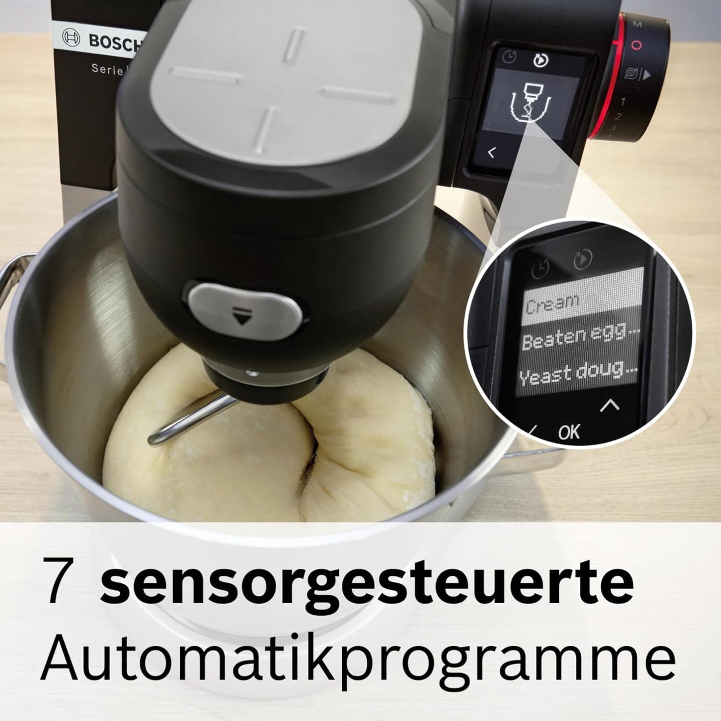 Küchenmaschine Serie 6, Kunststoffschüssel Schwarz