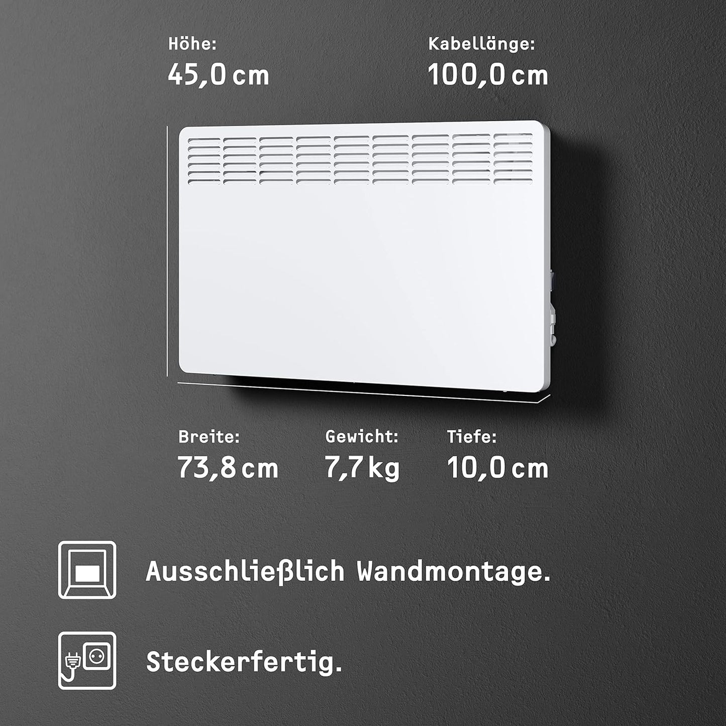 CNS 200 Trend, für ca. 25 m², Metallgehäuse ohn 120-Min.-Timer, 2022