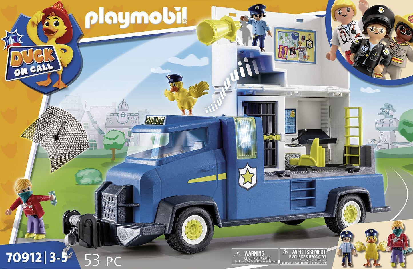 70912 DUCK ON CALL Polizei Truck, Konstruktionsspielzeug