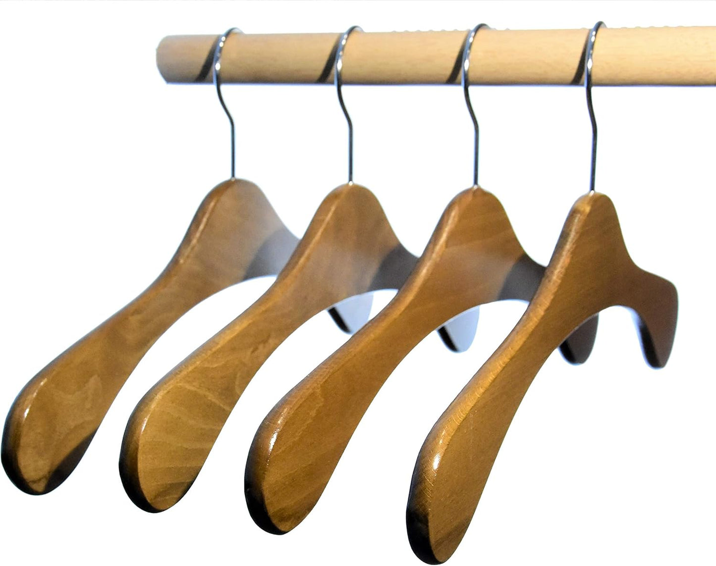 5-teiliges Holz-Kleiderbügel Set
