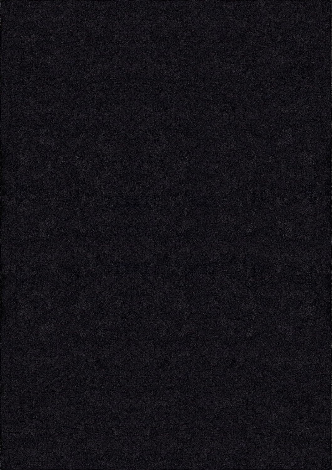 Relax Badezimmerteppich, rutschfest, flauschig und waschbar, 80 x 150 cm Schwarz
