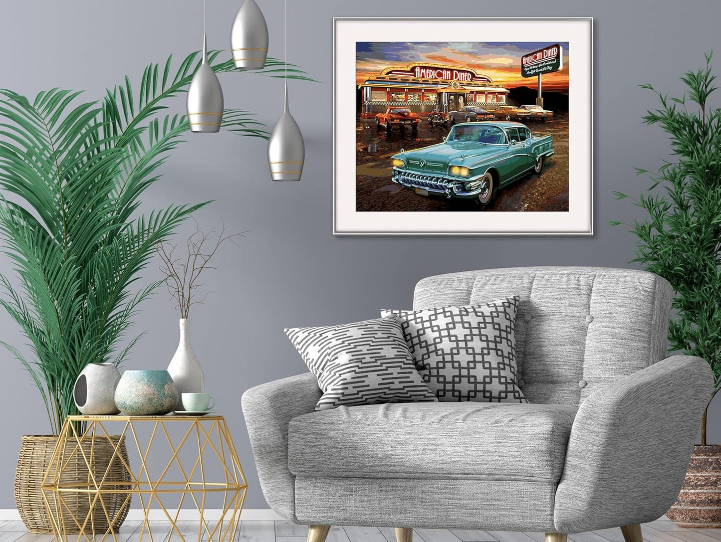 Malen nach Zahlen – American Diner