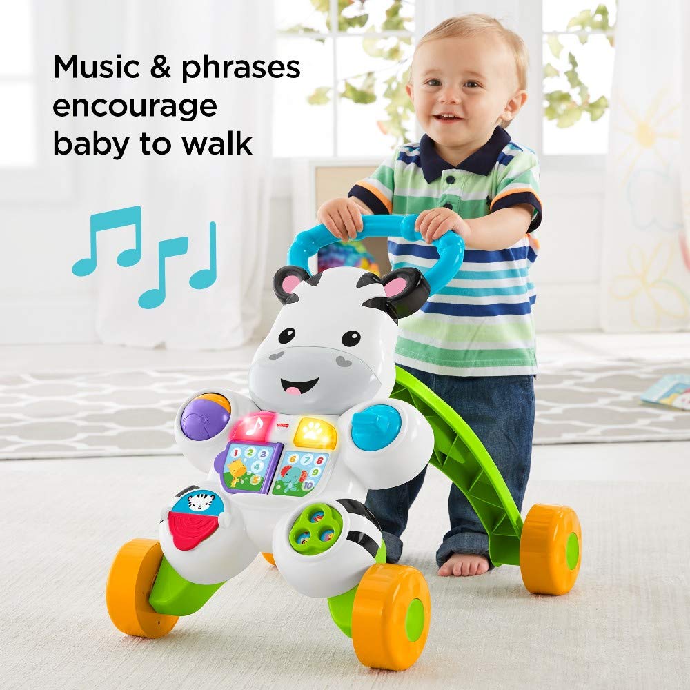 Lauflernwagen Zebra mit Musik ab 6 Monaten, Englisch Reduzierte Verpackung