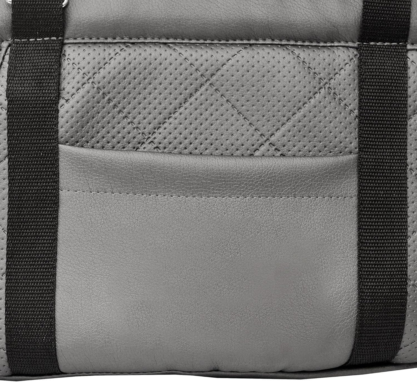 Transporttasche, L Grau Metallic (Kunstleder)