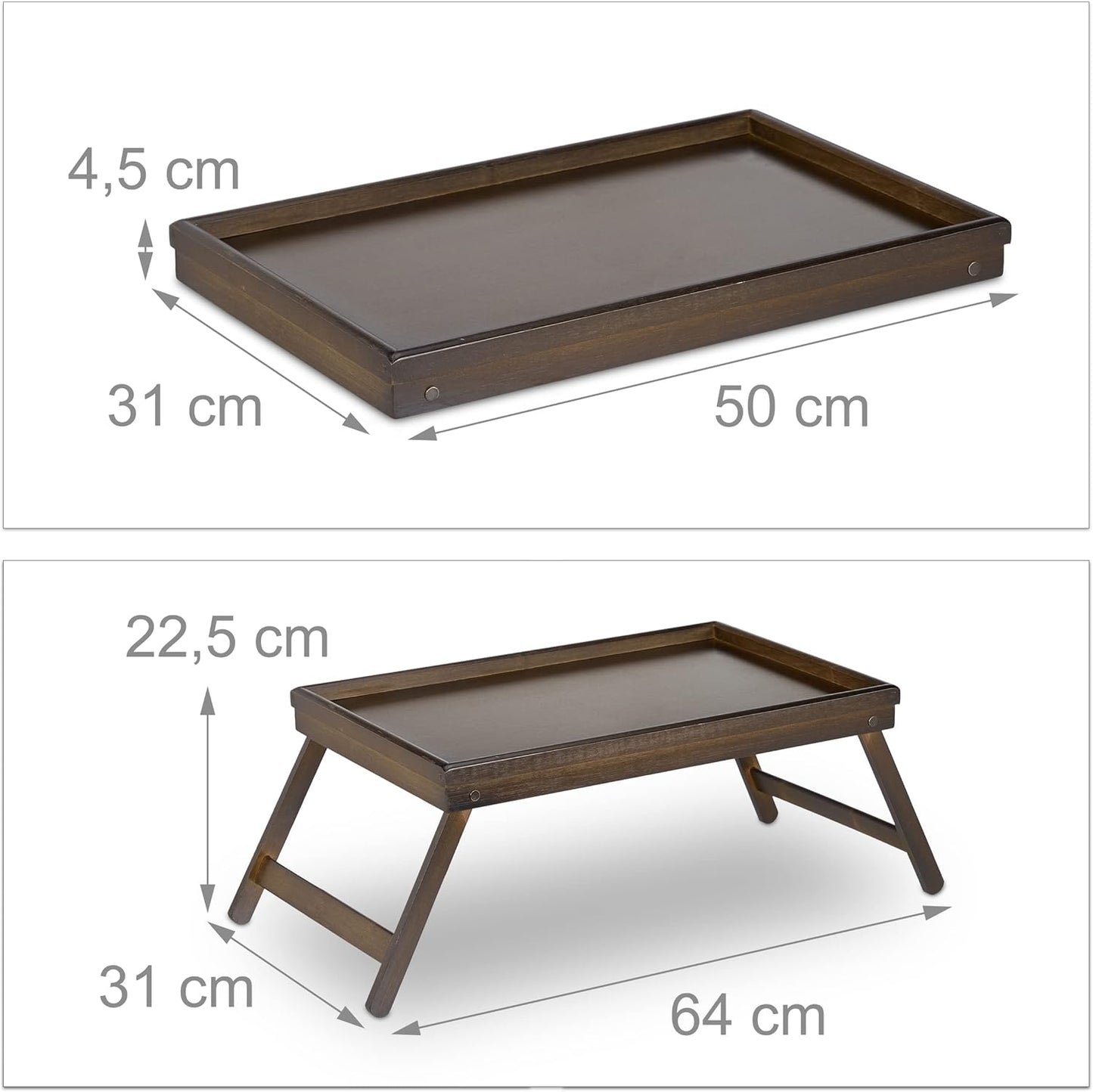 2er Betttablett-Set, 2
