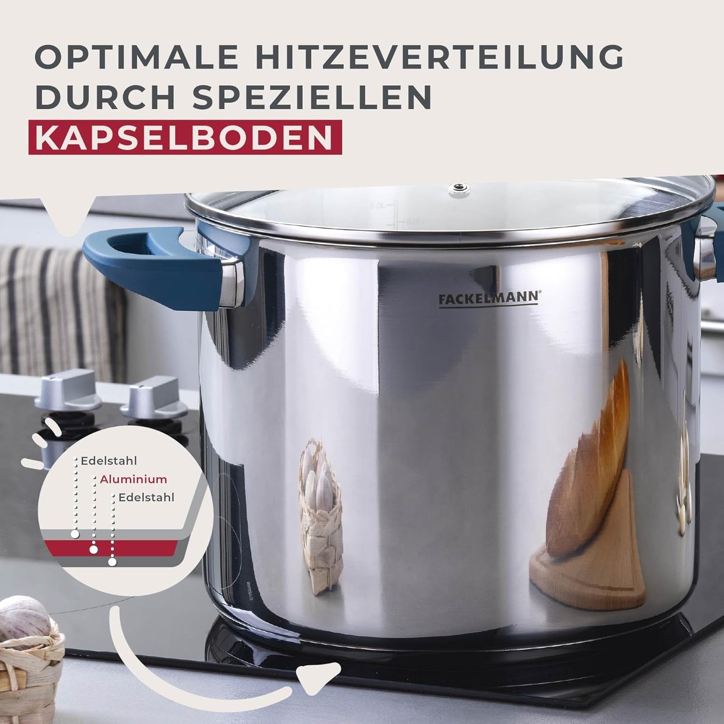 Suppentopf Essential, Bratentopf 24 cm