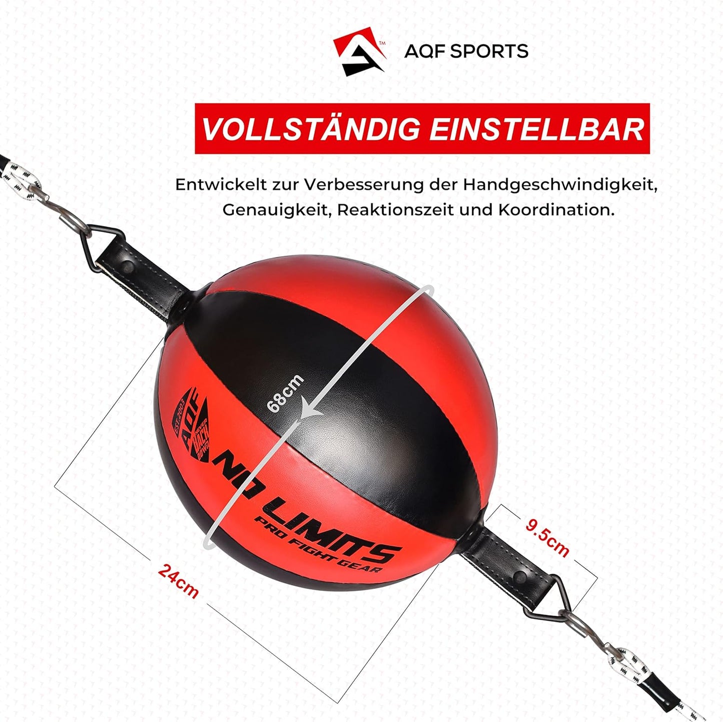 Doppelendball, Schwarz Rot