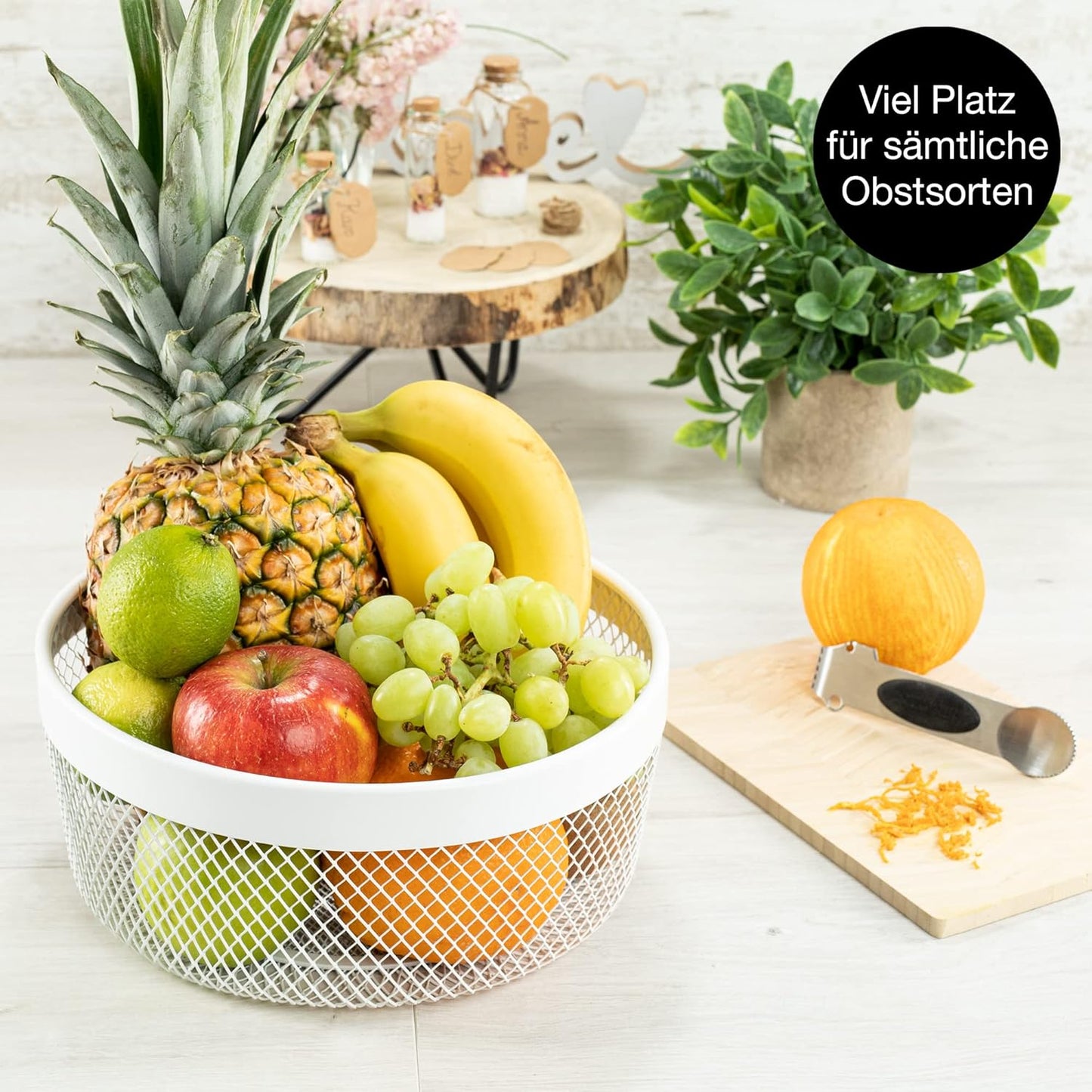 Obstkorb, Weiss Obstkorb