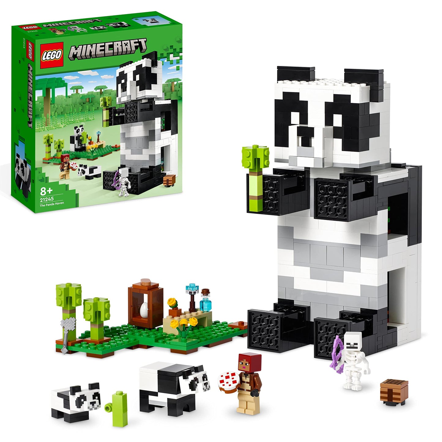 21245 Minecraft Das Pandahaus, Konstruktionsspielzeug, Single