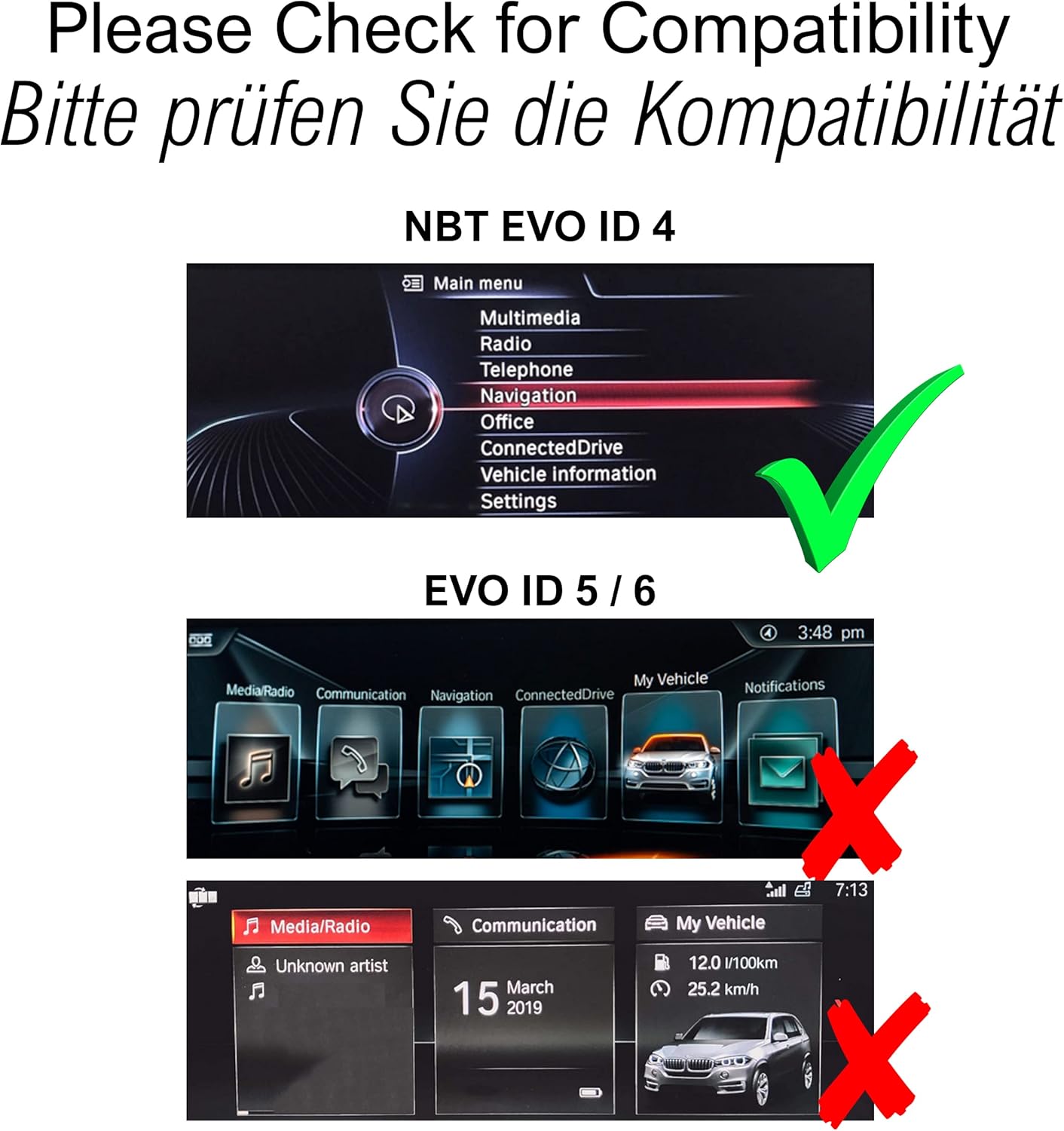 CarPlay AndroidAuto-Adapter für BMW NBT Modelle